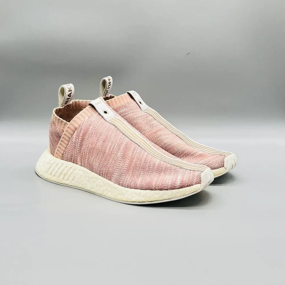 Adidas Shoes Mens 8.5 Pink NMD CS2 Kith Naked Slip On Athletic Sneakers Comfort